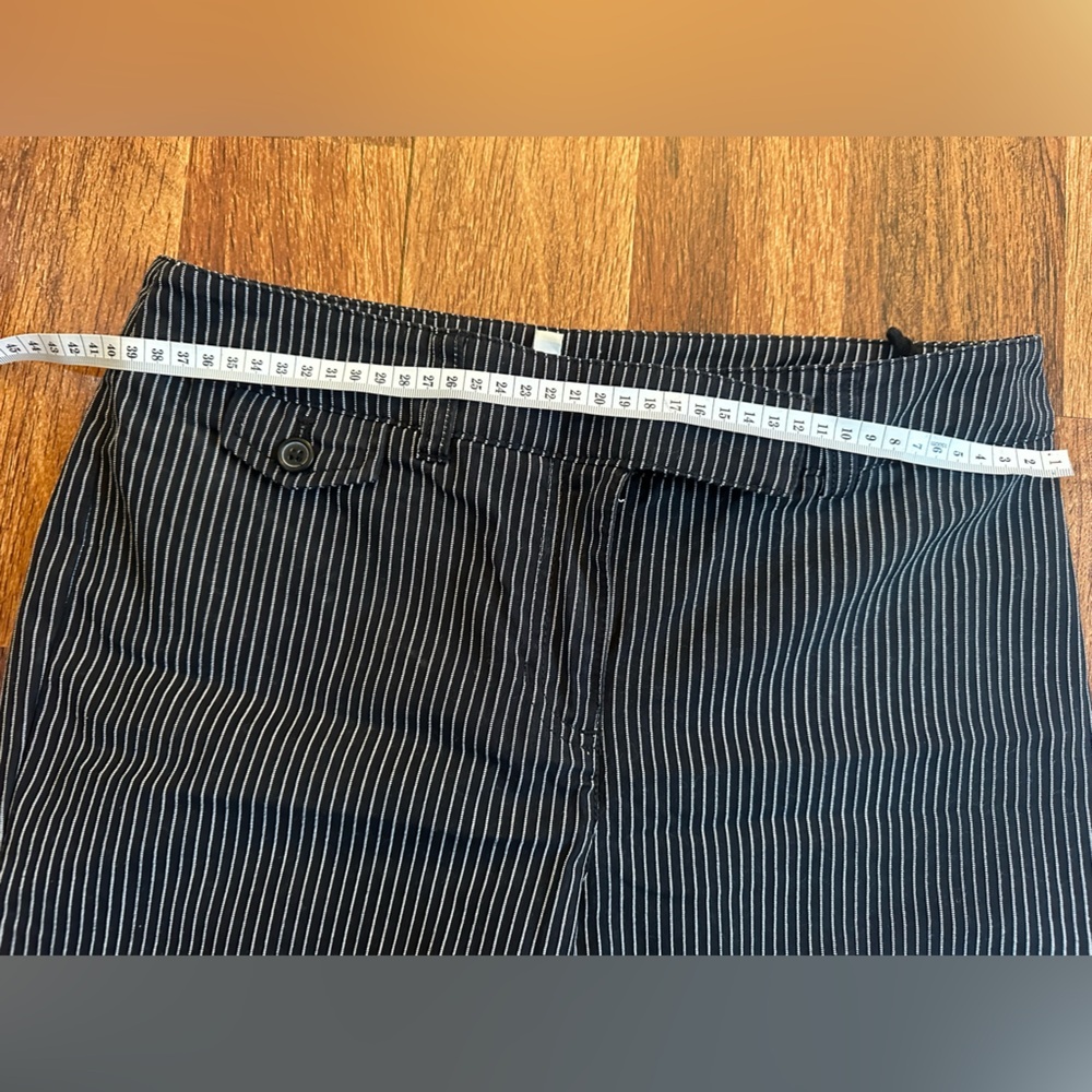 Jones New Yorke women Pinstripe Black and White Dress Pants - Picture 6 of 9